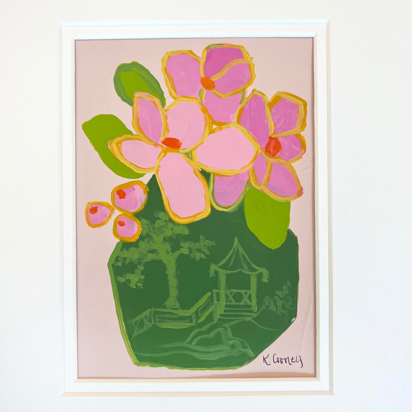 Petals and Porcelain Framed - No. 6