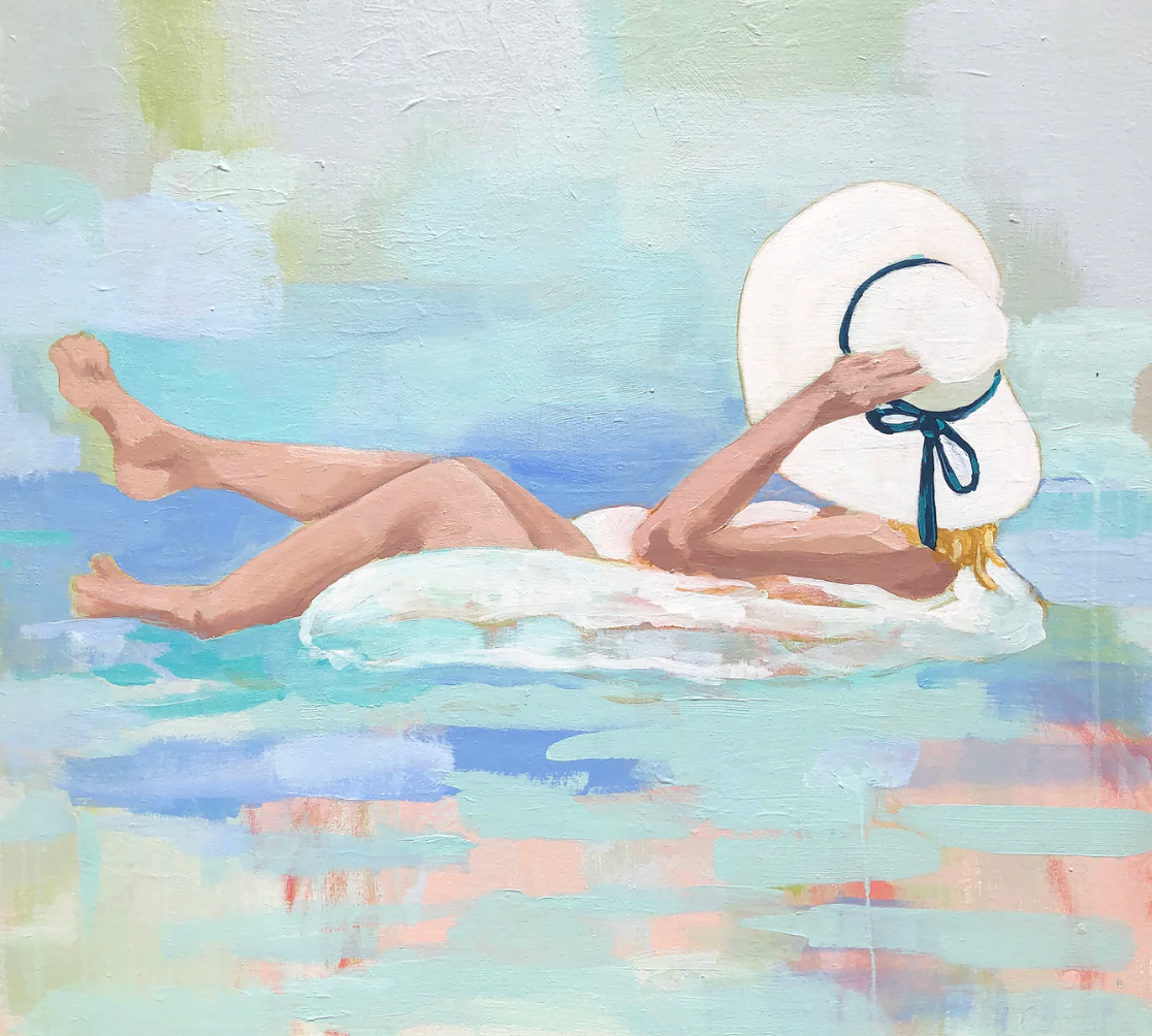 Felicity's Float Paper Print Unframed 20x20