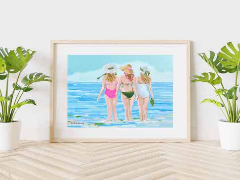GIRLFRIEND GETAWAY PRINT