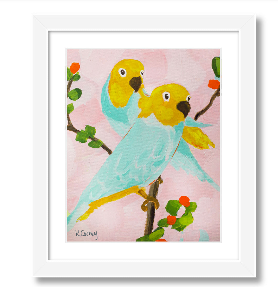 LOVEBIRDS - NORM AND NANCY