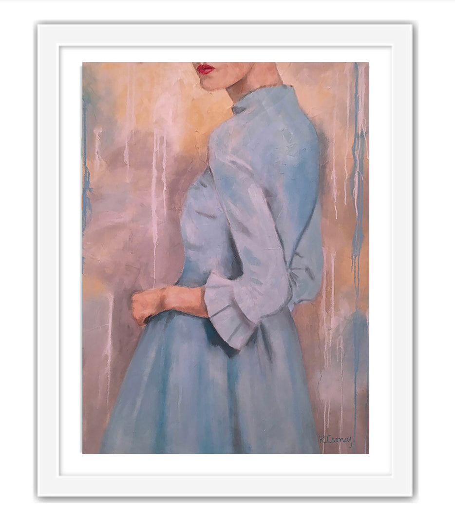 MAURA IN HER BLUE DRESS