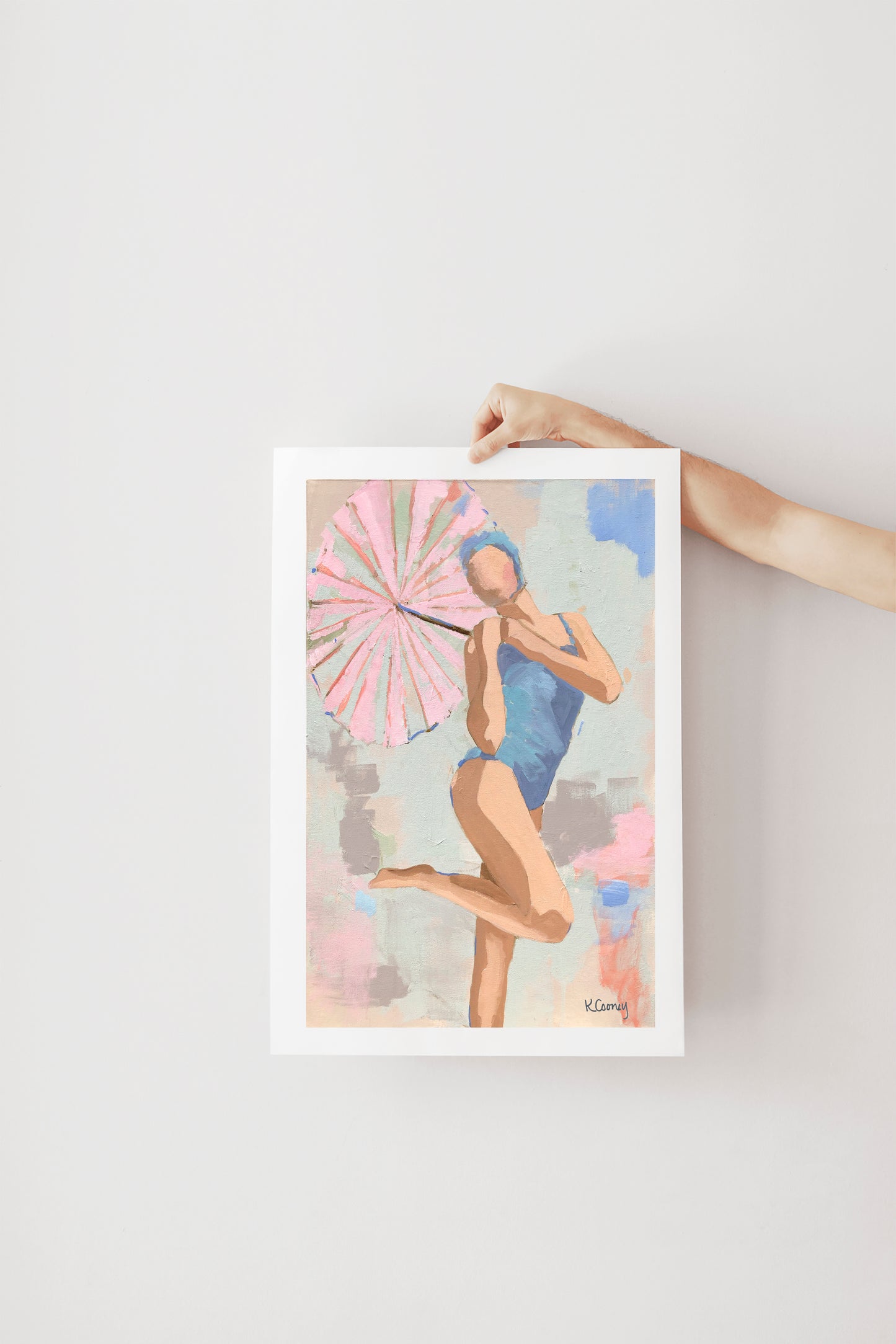 POOLSIDE PARASOL 1 PRINT