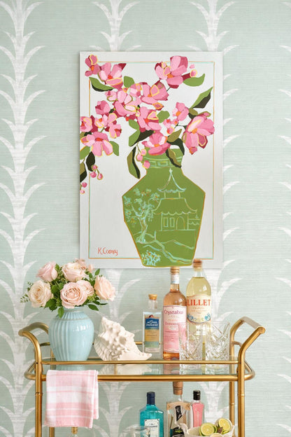 Petals and Porcelain Large Canvas - No. 2
