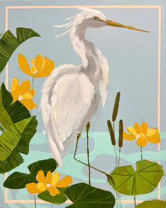 EGRET LAGOON 1  24X30