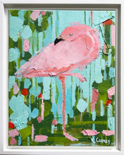 Load image into Gallery viewer, FLAMINGO 1   11x14 Framed
