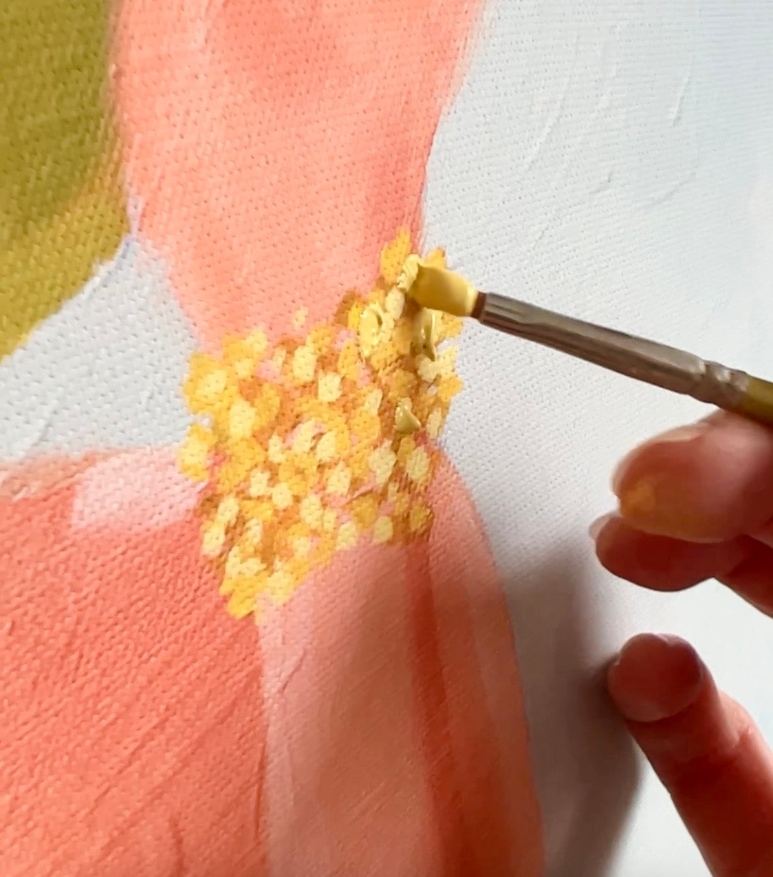 SUNNY OUTLOOK - Hand Embellished Canvas Print