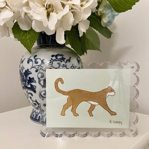 GOLDEN LEOPARDS in Acrylic Block Frames