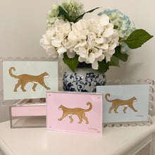 Load image into Gallery viewer, GOLDEN LEOPARDS in Acrylic Block Frames
