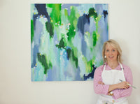Beautiful abstract paintings and prints by artist Kristin Cooney