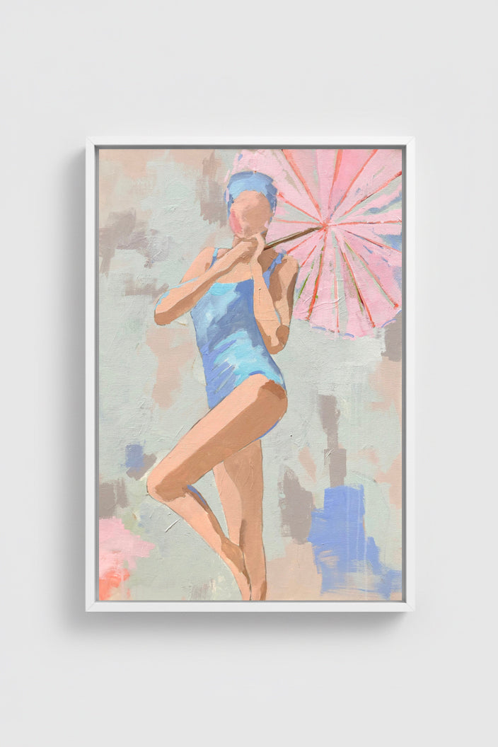 POOLSIDE PARASOL 2 PRINT