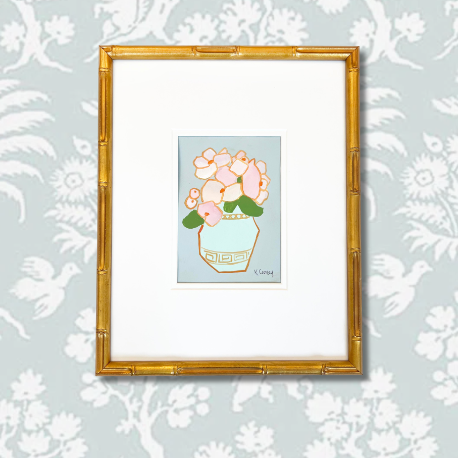 Petals and Porcelain Framed - No. 1