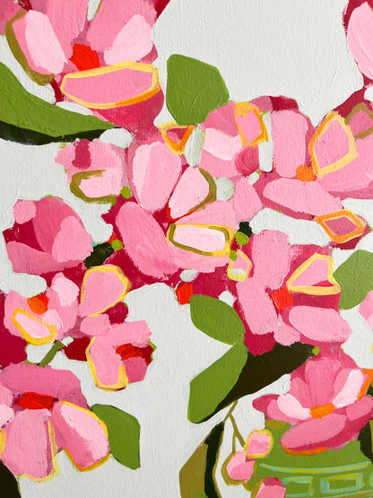 Petals and Porcelain Large Canvas - No. 2