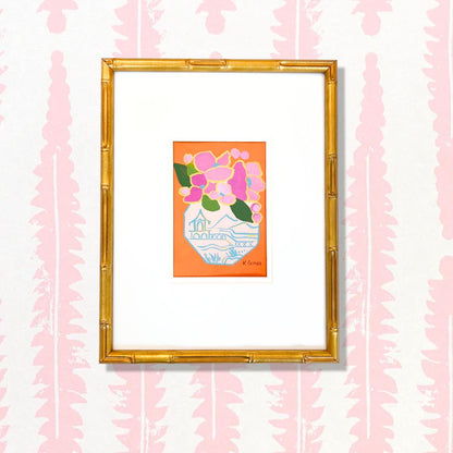 Petals and Porcelain Framed - No. 3