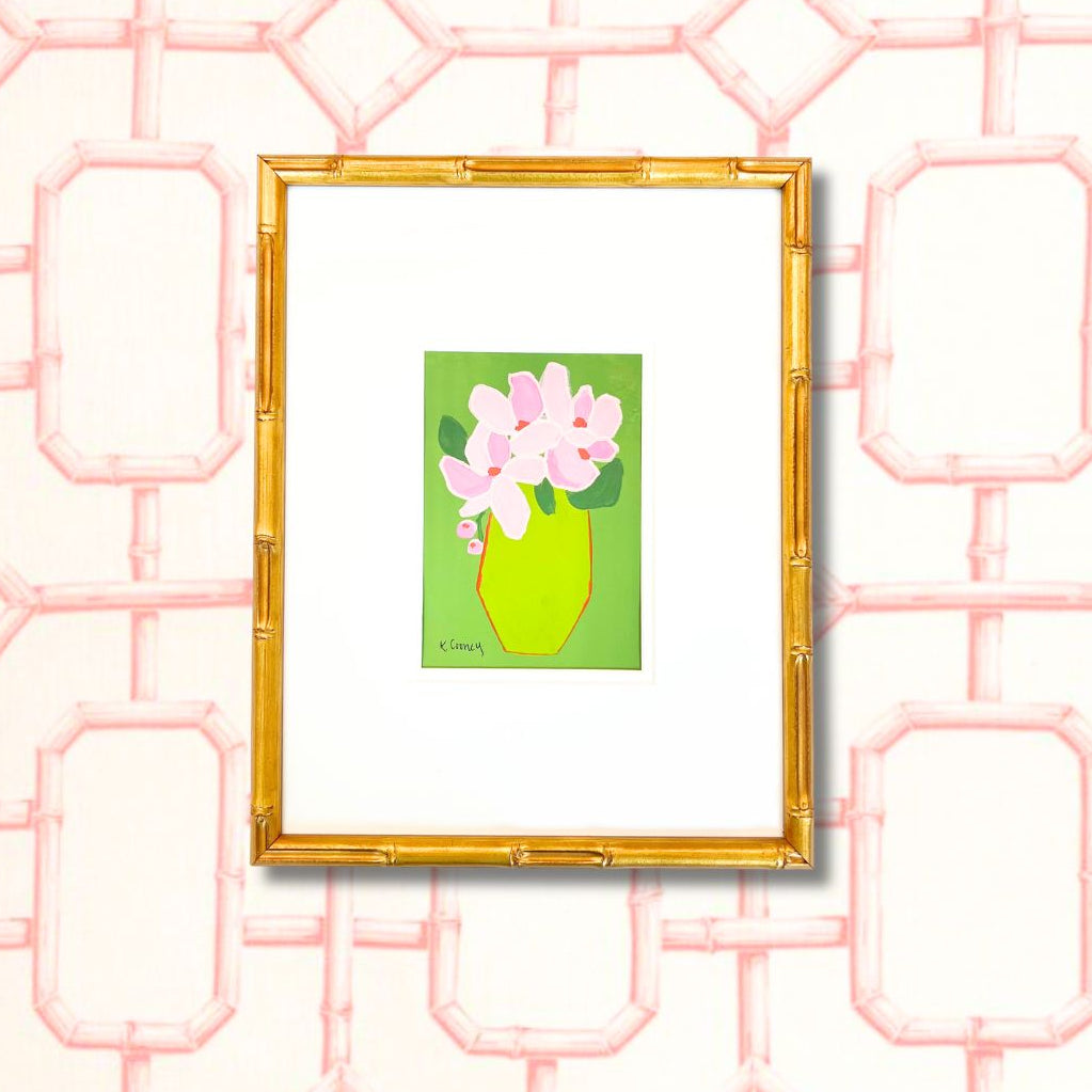 Petals and Porcelain Framed - No. 5