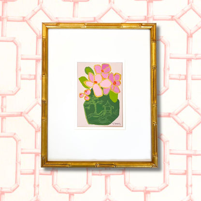Petals and Porcelain Framed - No. 6