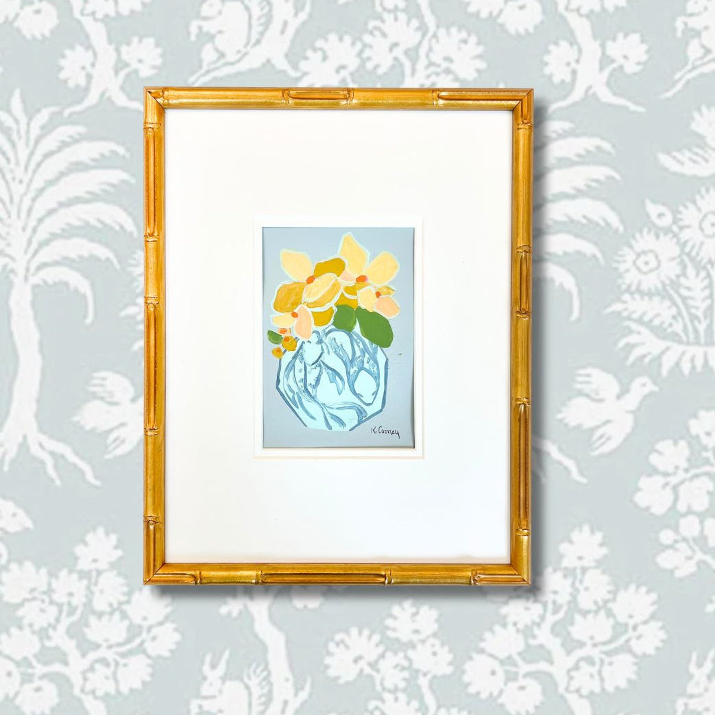 Petals and Porcelain Framed - No. 8