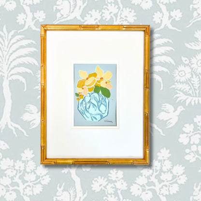Petals and Porcelain Framed - No. 8