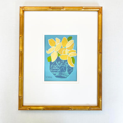 Petals and Porcelain Framed - No. 2