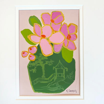 Petals and Porcelain Framed - No. 6