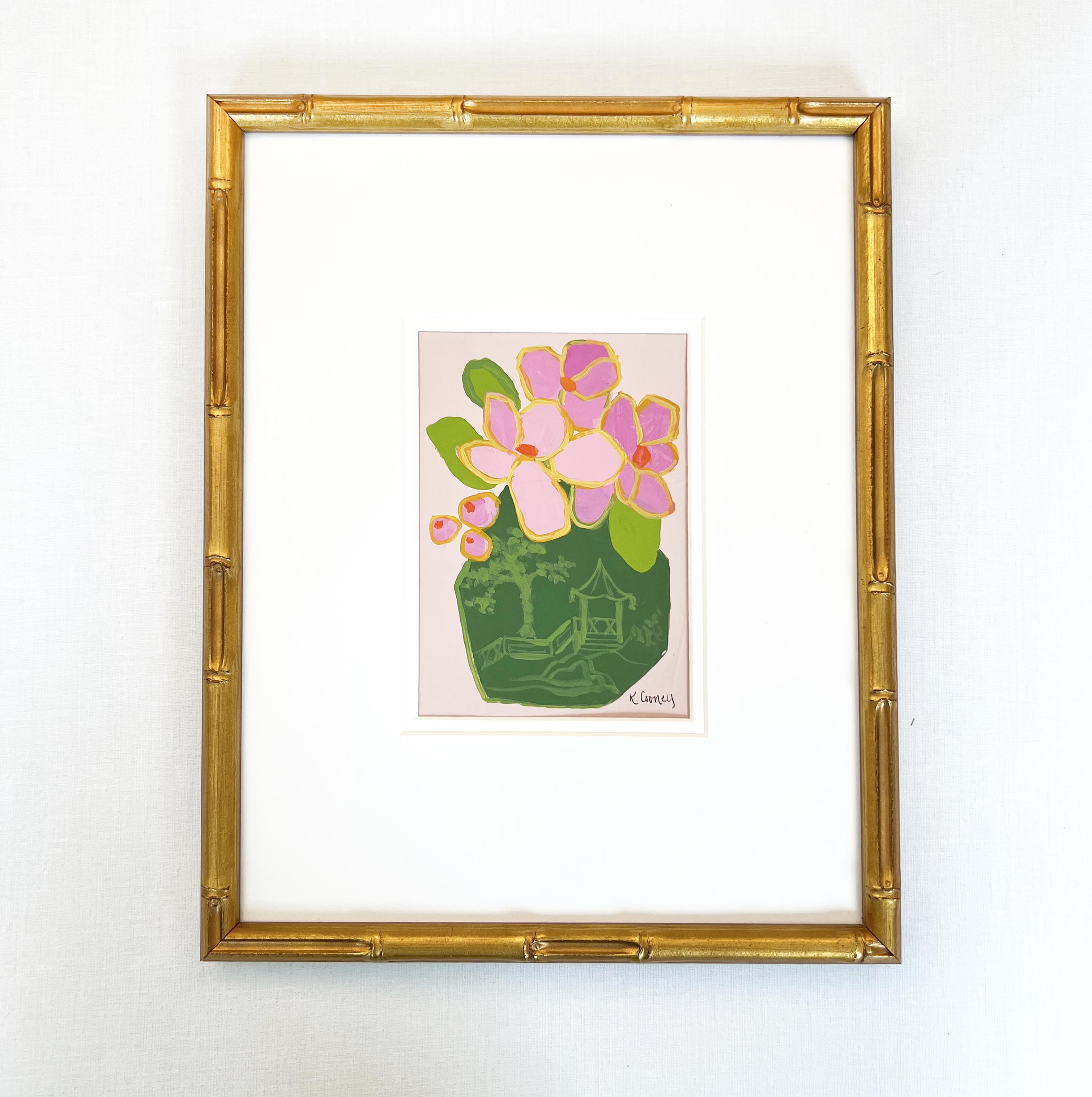 Petals and Porcelain Framed - No. 6 – Kristin Cooney Studio