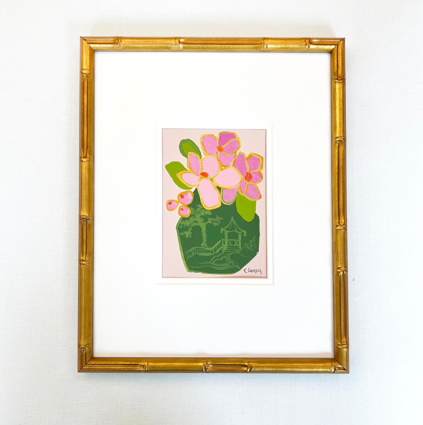 Petals and Porcelain Framed - No. 6