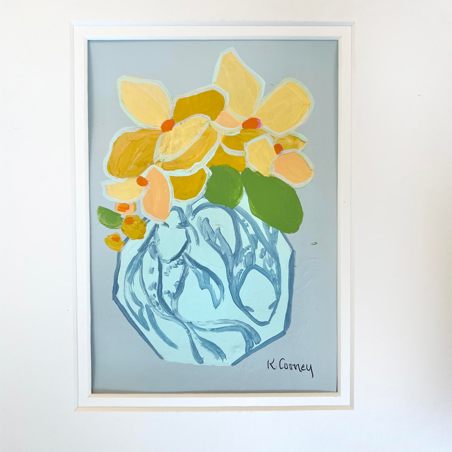 Petals and Porcelain Framed - No. 8