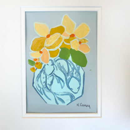 Petals and Porcelain Framed - No. 8