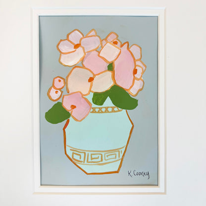 Petals and Porcelain Framed - No. 1