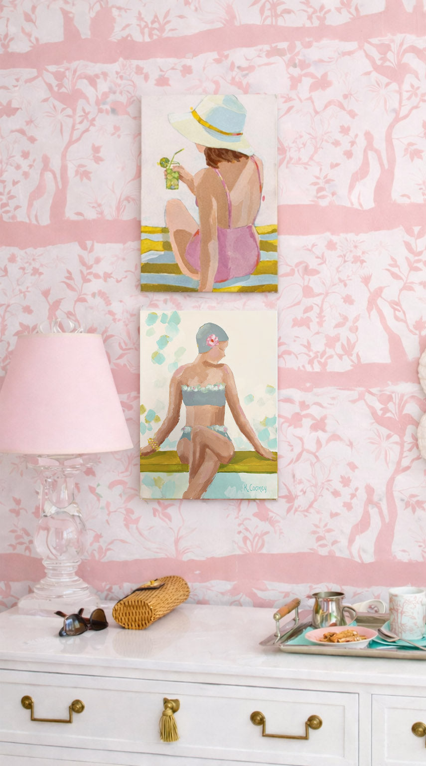 Poolside Beauty 1.  12x16