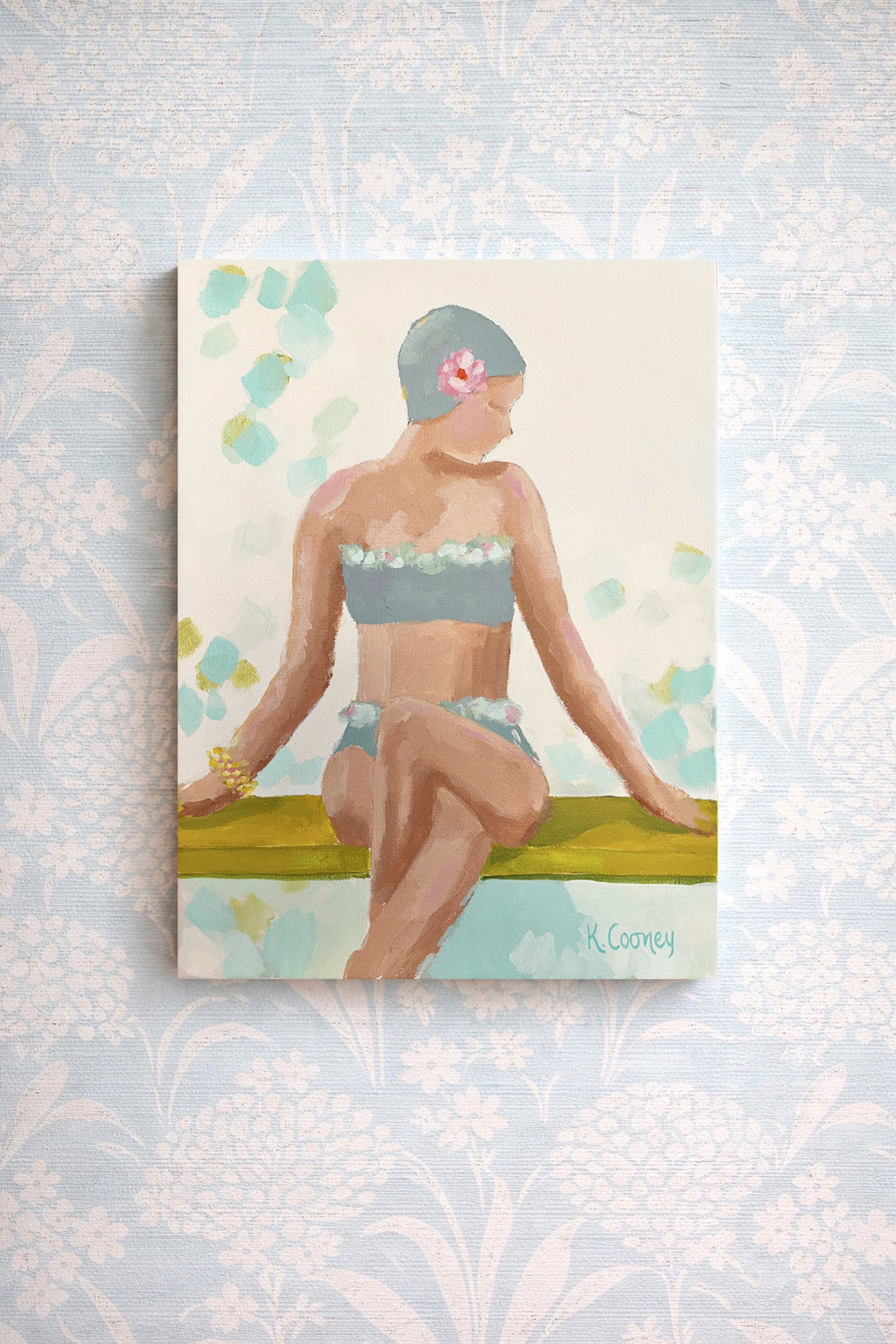 Poolside Beauty 1.  12x16