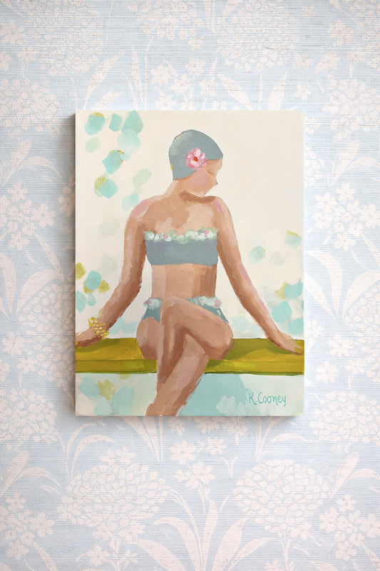 Poolside Beauty 1.  12x16
