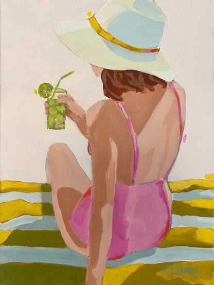 Poolside Beauty 2.  12x16