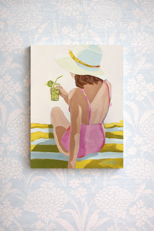 Poolside Beauty 2.  12x16