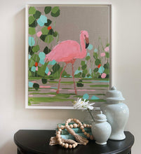 Load image into Gallery viewer, FLAMINGO 1  - 24x30 Framed
