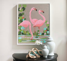 Load image into Gallery viewer, FLAMINGO 3  -  24x30 Framed
