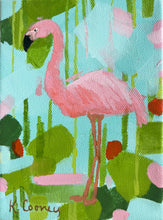 Load image into Gallery viewer, TINY FLAMINGO 2   5x7
