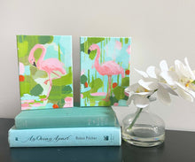 Load image into Gallery viewer, TINY FLAMINGO 2   5x7
