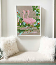 Load image into Gallery viewer, FLAMINGO 2  -  24x30 Framed
