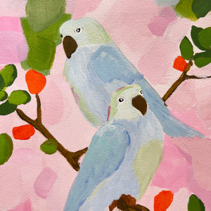 LOVE BIRDS 3- 9x12