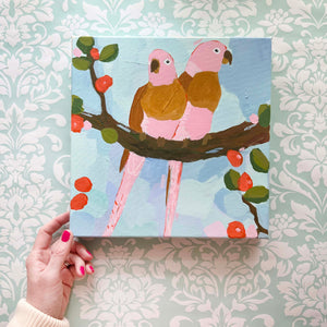 LOVE BIRDS 4- 10x10